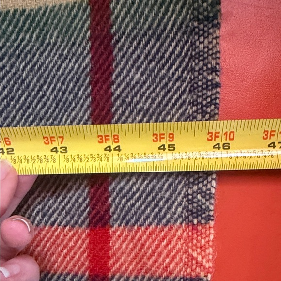 Troy Robe Plaid 100% Virgin Wool Scarf - Picture 7 of 8